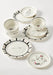 Pilbeam Living | Bistro Blanc Petite Plate New Bone China Black Red