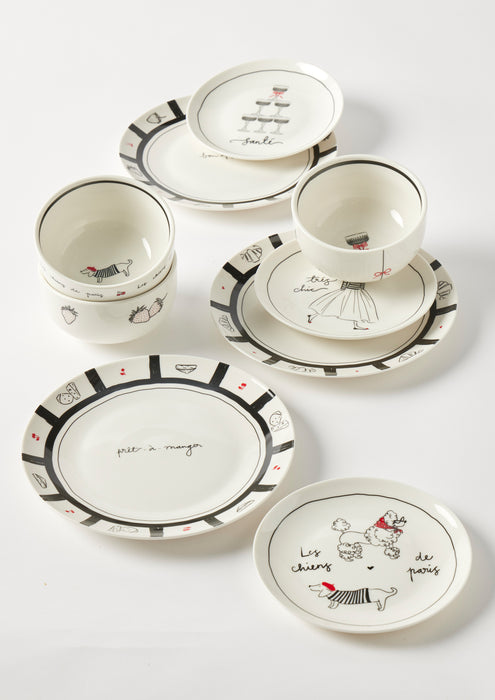 Pilbeam Living | Bistro Blanc Petite Bowl 3 Assorted Designs
