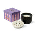 Paddywax | Charmed Black Glass Candle With Horseshoe Lid Tabac Pine