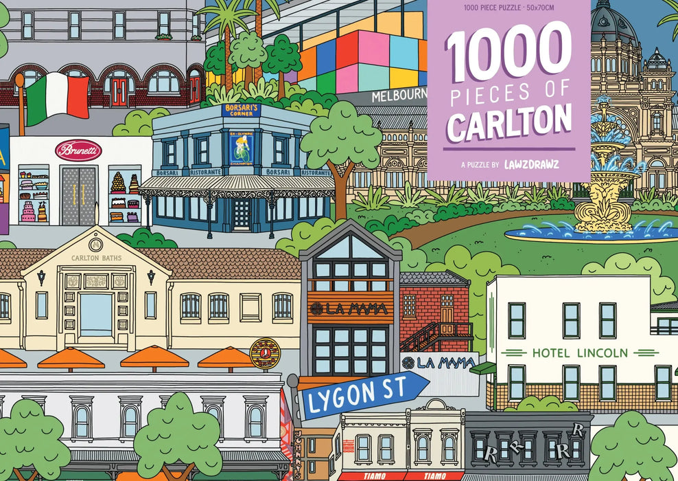 Lawz Drawz | Carlton 1000-Piece Large Jigsaw Puzzle 500mm X 700mm