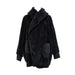 Annabel Trends | Cosy Luxe Cardi Robe Soft Fluffy Knit Black