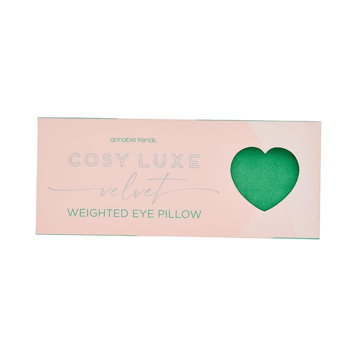 Annabel Trends | Cosy Luxe Velvet Eye Rest Pillow Meadow Green