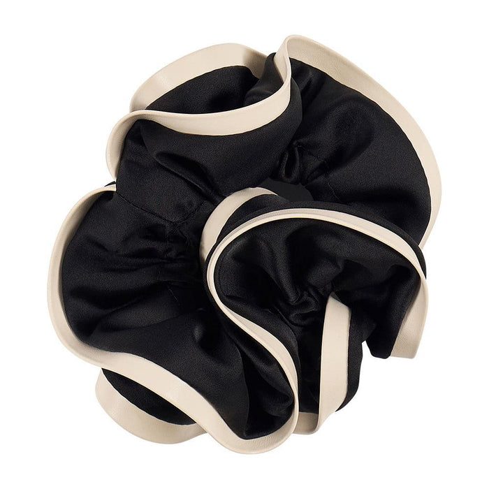 Annabel Trends | Tamed Double Layer Hair Scrunchie Black