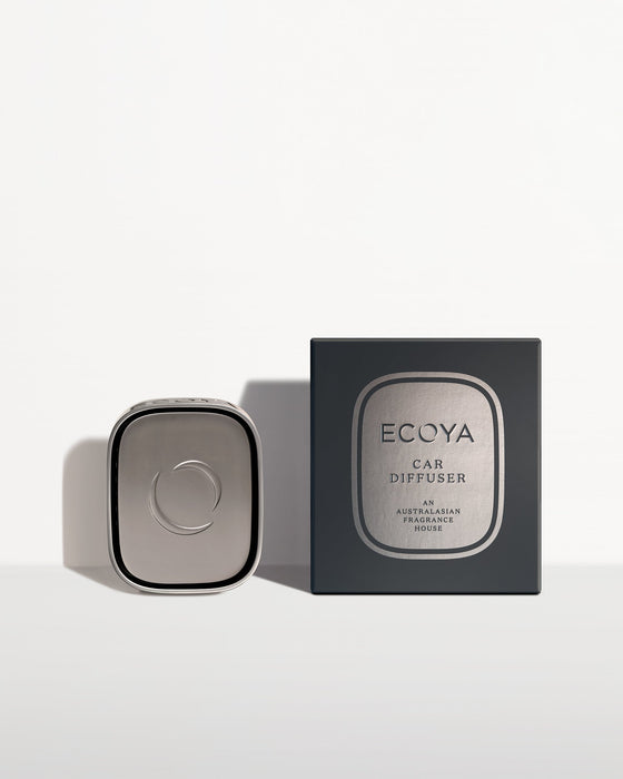 ECOYA | Car Diffuser Solid Metal Premium Satin Charcoal