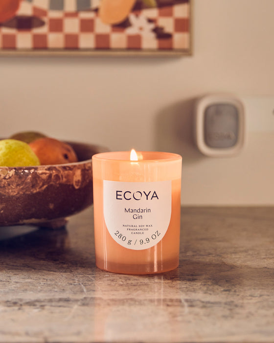 ECOYA | Mandarin Gin Metro Candle Soy Wax