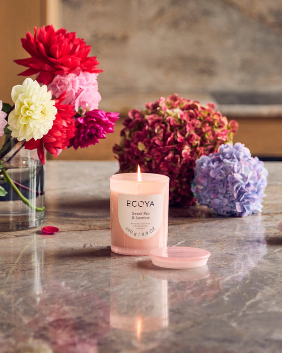 ECOYA | Sweet Pea & Jasmine Metro Candle