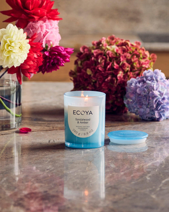 ECOYA | Sandalwood & Amber Metro Candle