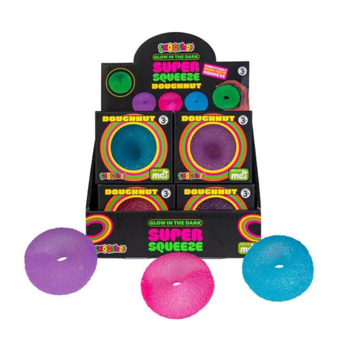 Smooshos | Super Squeeze Glow-in-the-Dark Doughnut Squishy Stress Relief Toy Homing Insticts