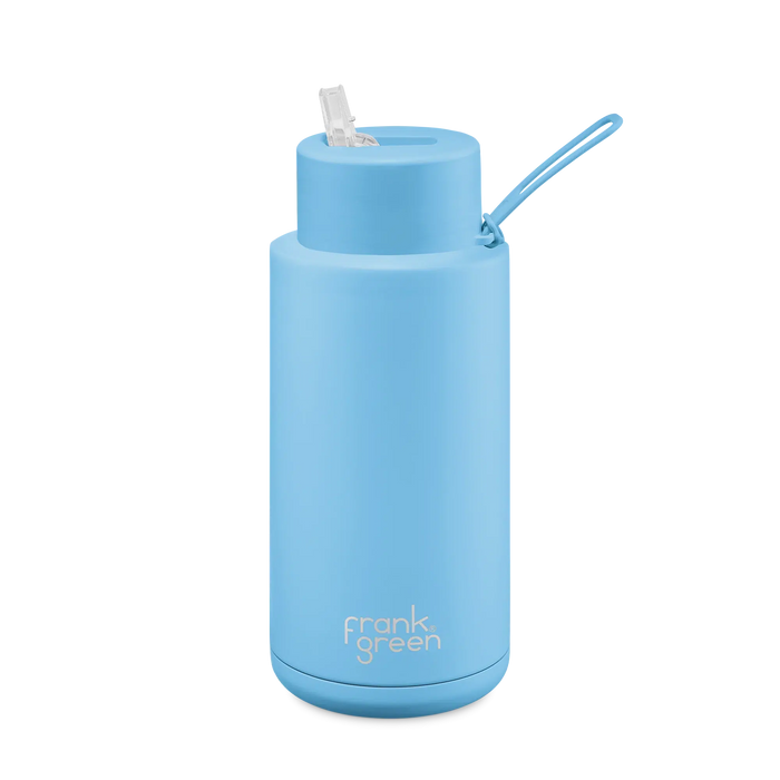 Frank Green | 34oz Ceramic Bottle With Straw (1L) (Various Colours)-Frank Green-Homing Instincts