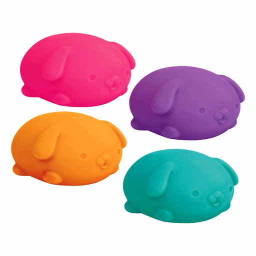 Schylling | NeeDoh Funky Pup Squishy Stress Relief Toy Neon Colors Homing Instincts