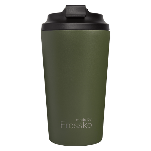Made By Fressko | Grande Reusable Coffee Cup Stainless Steel Khaki