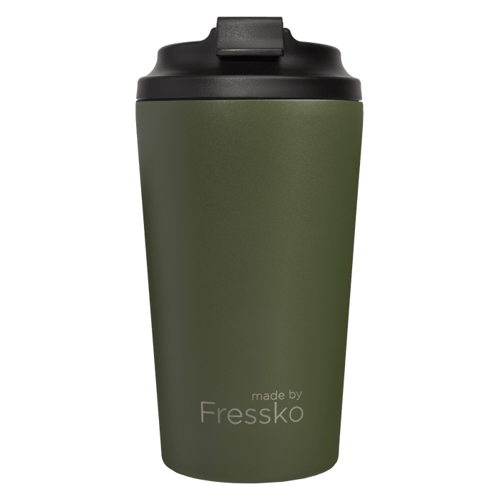 Made By Fressko | Grande Reusable Coffee Cup Stainless Steel Khaki