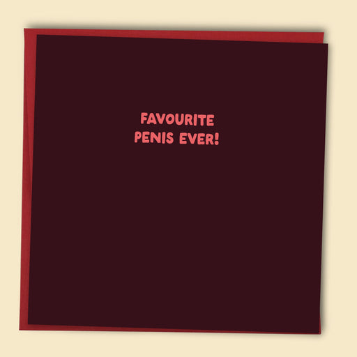 Papernest | Favourite Penis Ever Card Plantable Seed Paper