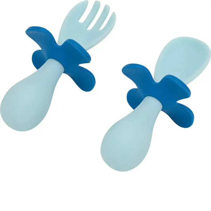 Annabel Trends | Flower Fork Spoon Set Chunky Handles Assorted Colours
