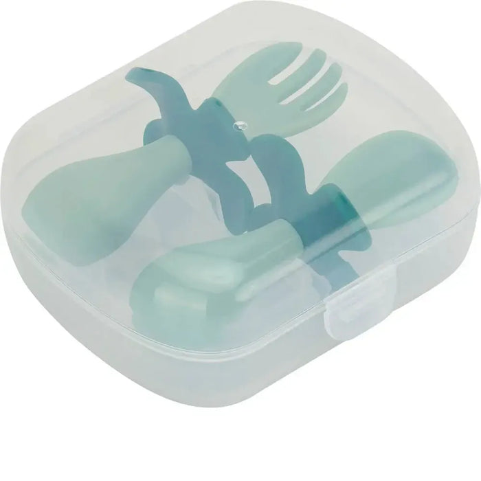 Annabel Trends | Flower Fork Spoon Set Chunky Handles Assorted Colours