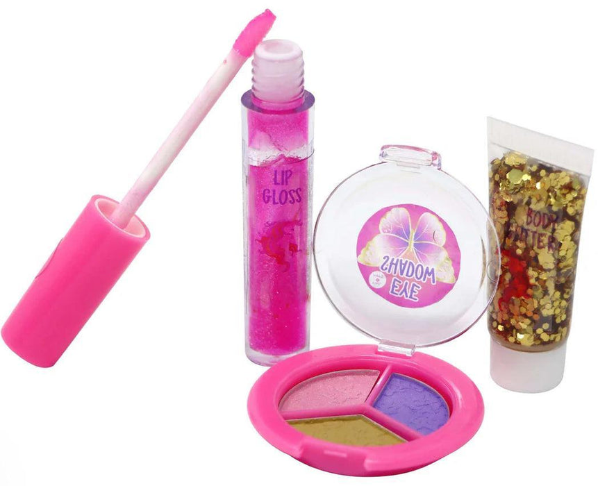 Pink Poppy | Toyworld Unicorn Cosmetic Set with Lip Gloss, Eyeshadow & Glitter