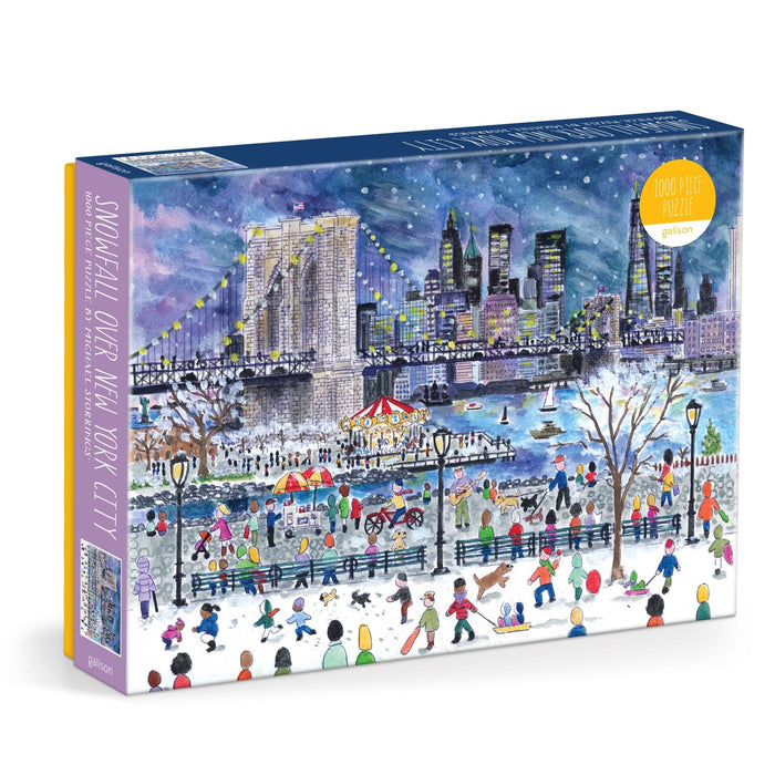 Galison | Snowfall Over New York City 1000 Piece Puzzle
