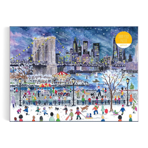 Galison | Snowfall Over New York City 1000 Piece Puzzle
