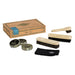 Gentlemen's Hardware | Shoe Shine Kit Cigar Box Black Polishes
