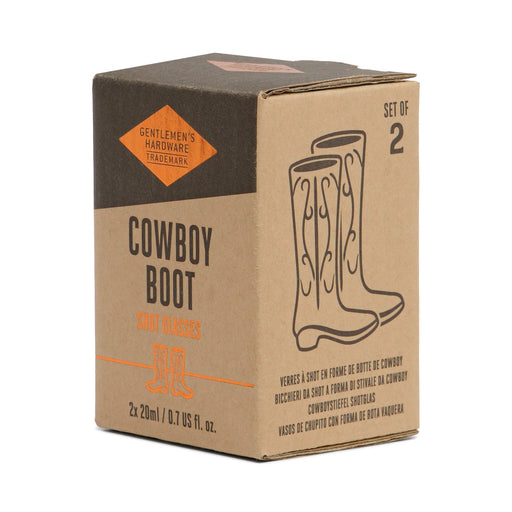 Gentlemen's Hardware | Cowboy Boot Shot Glasses Set of 2