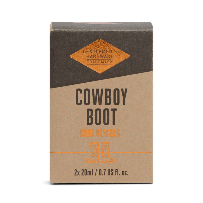 Gentlemen's Hardware | Cowboy Boot Shot Glasses Set of 2