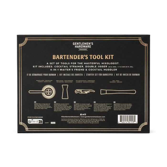 Gentlemen's Hardware | Bartenders Kit Premium Professional Cocktail Mixing Set