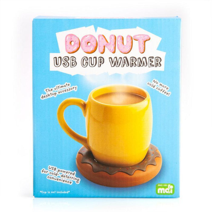 MDI | Donut-Shaped USB Cup Warmer for Desk Keeps Coffee Warm Homing Insticts