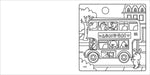 Lake Press | Happy Days Deluxe Cosy Colouring Folder - Cool Cuties