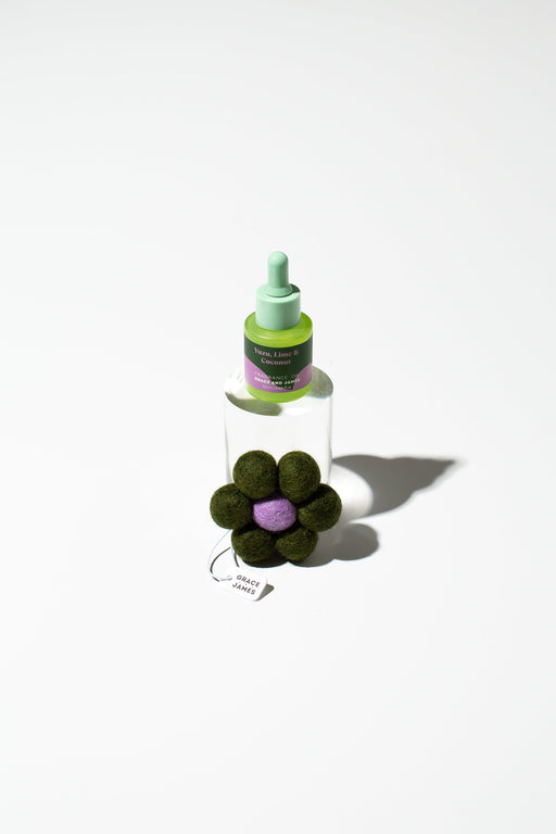Bloom Collection | Grace and James Yuzu Lime & Coconut Felt Air Freshener