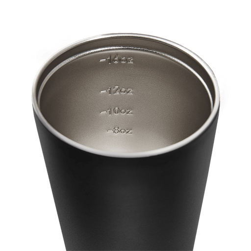 Made by Fressko | Grande Coffee Cup Stainless Steel Coal 16oz