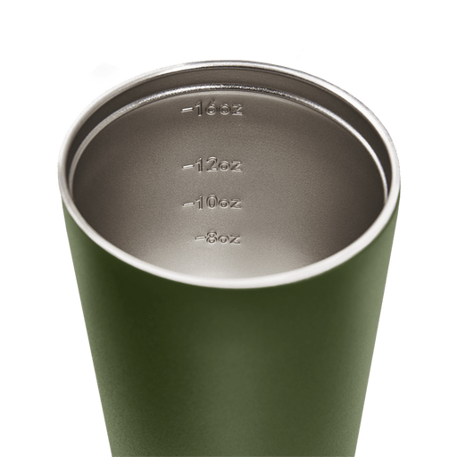Made By Fressko | Grande Reusable Coffee Cup Stainless Steel Khaki