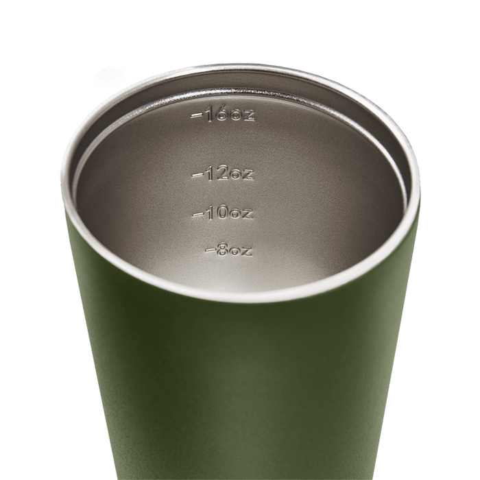 Made By Fressko | Grande Reusable Coffee Cup Stainless Steel Khaki