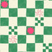 Louvelle | Satin Sleep Set Green Check Eye Mask Bonnet