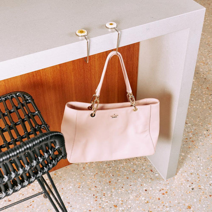 Annabel Trends | Handbag Hanger Real Flower Decorative Design