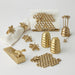 Pilbeam Living | Honeycomb Aluminium Coasters Set of 4 Gold