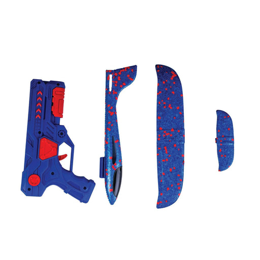 MDI | Airplane Launcher Kids Outdoor Toy with Loop-Doop Flight Modes Homing Insticts