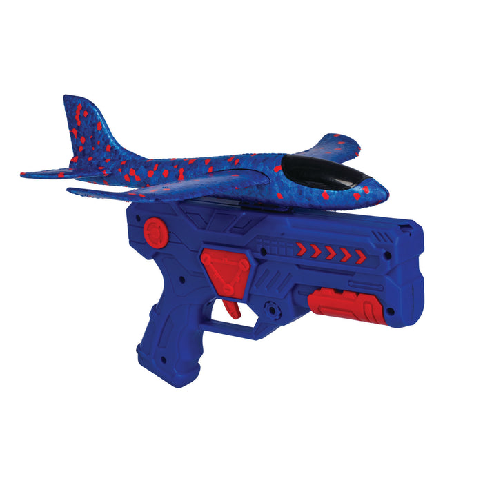 MDI | Airplane Launcher Kids Outdoor Toy with Loop-Doop Flight Modes Homing Insticts