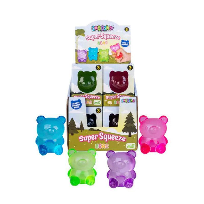 Smooshos | Super Squeeze Bear Plush Toy – Soft, Durable, Collectible Homing Insticts