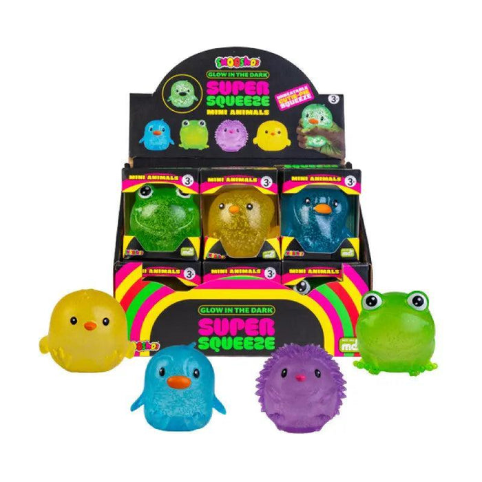 Smooshos | Super Squeeze Mini Animal Plush Toys Glow-in-the-Dark Fun Homing Insticts