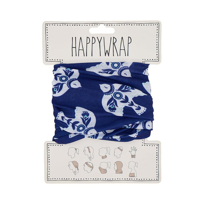 Annabel Trends | Blue Bird Soft Polyester Happywrap Headscarf