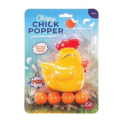 isGift | Chirpy Chick Popper Air-Powered Foam Ball Launcher 13.5cm X 9cm
