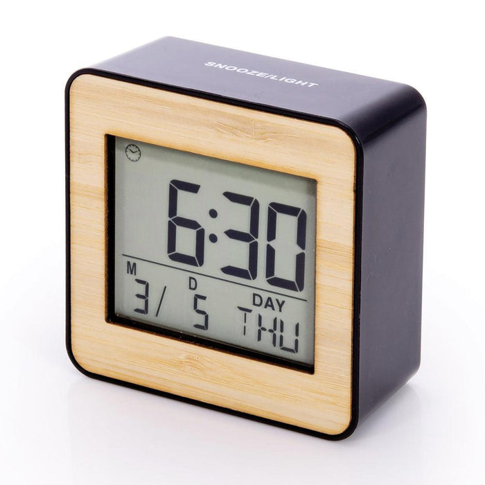IsGift | Executive Collection Digital Alarm Clock With Backlight Black
