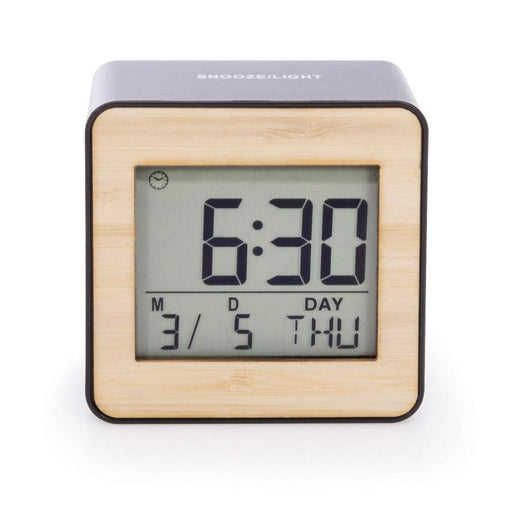 IsGift | Executive Collection Digital Alarm Clock With Backlight Black
