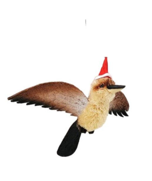 Bristlebrush | Handmade Christmas Ornament - Kookaburra with Wings-Bristlebrush-Homing Instincts