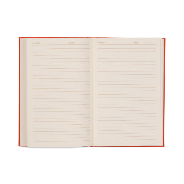 Designworks Ink | Cat Journal – 5.75×8.5" Vintage Bookcloth Notebook