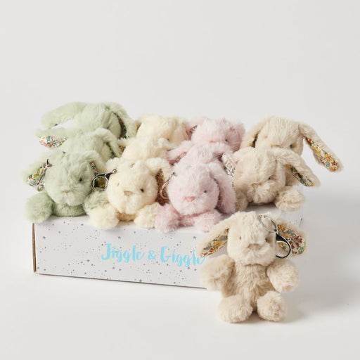 Pilbeam Living | Floral Bunny Keychain Set 12pcs