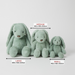 Pilbeam Living | Plush Bunny Small Green