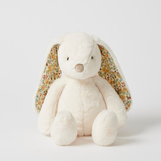Pilbeam Living | Floral White Plush Bunny Medium