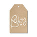 Just Smitten | Gift Tag Baby Heart Balloon Blue