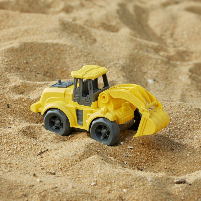 Pilbeam Living | Bioplastic Excavator Yellow Eco Toy